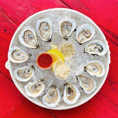 Shucked to go oysters available