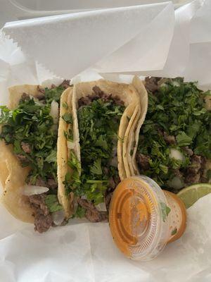 Carne asada tacos