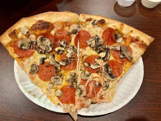 Pepperoni and Mushroom