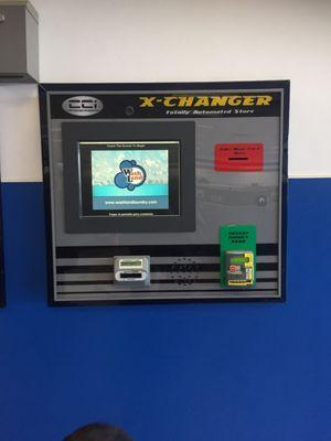 Touch screen washland card service