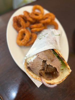 Lamb Gyro sandwich