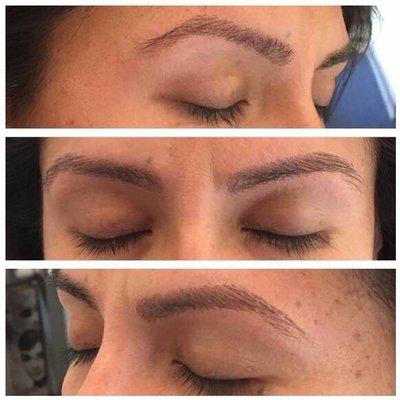 Nohemy, my coworker has a beautiful natural arch that comes out when I'm done waxing her brows