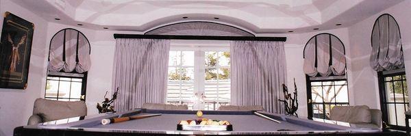 We can design for any space #drapes #curtains #interiordesign #drapery