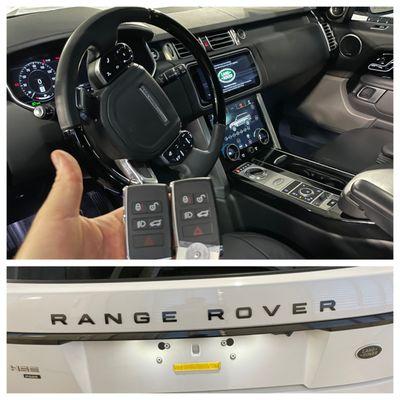 Adding a new key for 2021 Range Rover