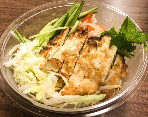 Lemongrass chicken vermicelli bowl