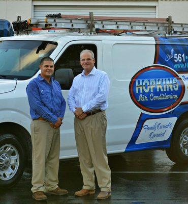 Chad & Douglas Hopkins: Serving Palm Beach County's air conditioning needs for two generations.