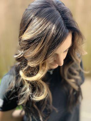 Beautiful balayage by Mercedes