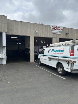 Fleet van for routine maintenance.