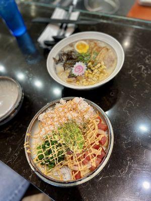 Tuna Poke Bowl (new) & Ai Ramen