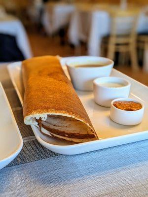 Chicken Tikka Dosa - it was beyond incredible! IG - @bilalandjesseatfood