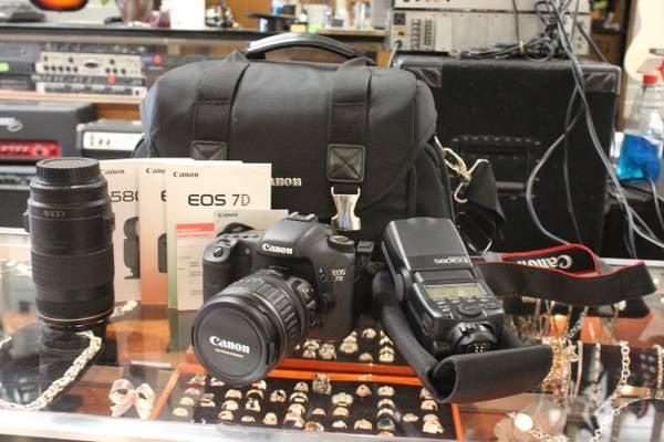 This Canon 7D is a prime example of the wide range of items we have to offer.