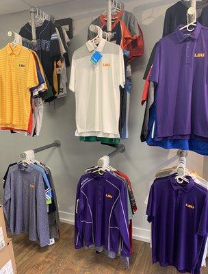 LSU gear featured in our showroom today!