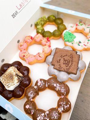 beautifully decorated mochi donuts!