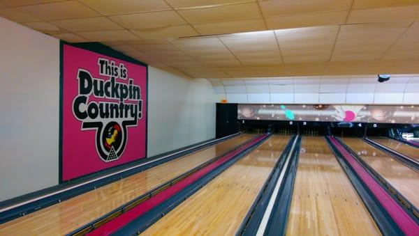 cute little bowling alley