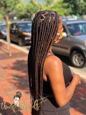 Knotless braids