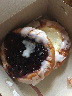 Danish-blueberry & cheese. My son & I already ate the cherry & lemon ones,