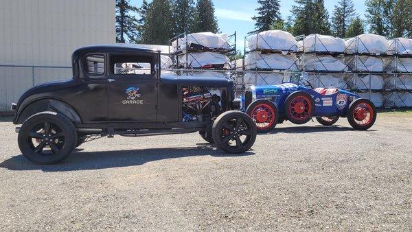 1931 Ford Model A and 1928 Ford Model A Speedster