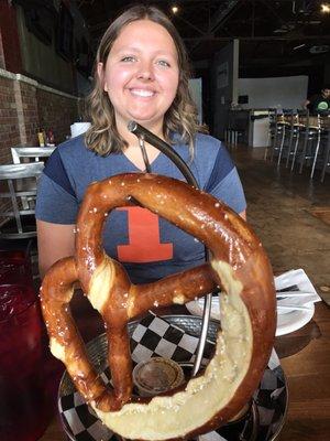 Giant pretzel