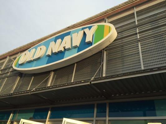 Old Navy sign outside