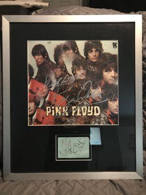 Autographed Pink Floyd with Syd Barrett