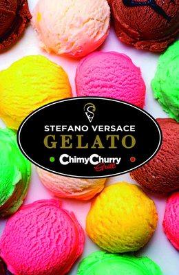 Stefano Versace Gelato served from our own Fiat 500