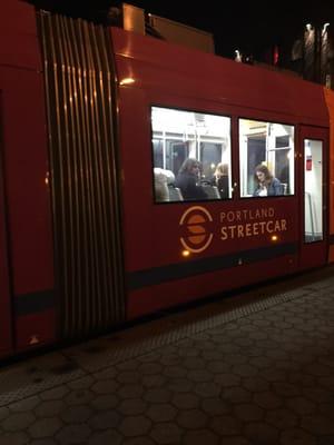 Streetcar Stop for Portland