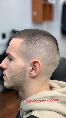 Skin fade with beard trim