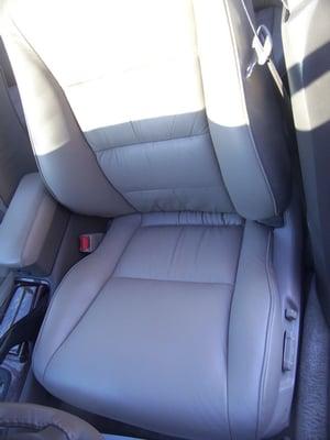 Leather Acura Seat After