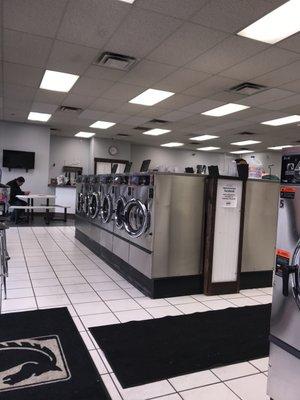 Nice clean washer machine and all of them working!