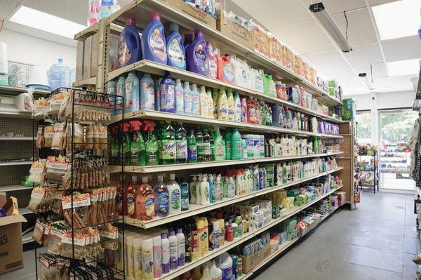 we have home essentials. shampoo, soap, deodorant, toilet paper, tissue, perfumes, air fresheners.