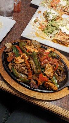 Mixed fajitas