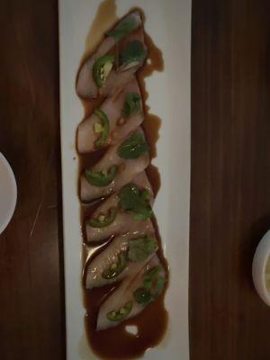 Yellowtail with Jalapeno Sashimi Special