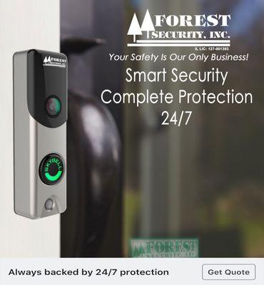 Forest installs video doorbells integrated with your security system