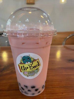 Bubble tea (strawberry jasmine)