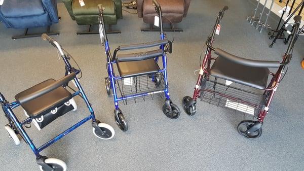 Rollators available in all sizes