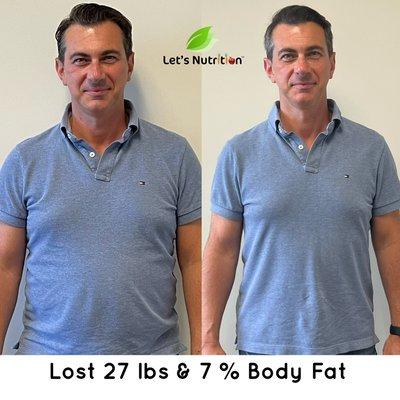 Healthier & Happier after 27 lbs weight loss & losing 7% Body Fat!