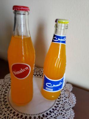 Orange flavored sodas