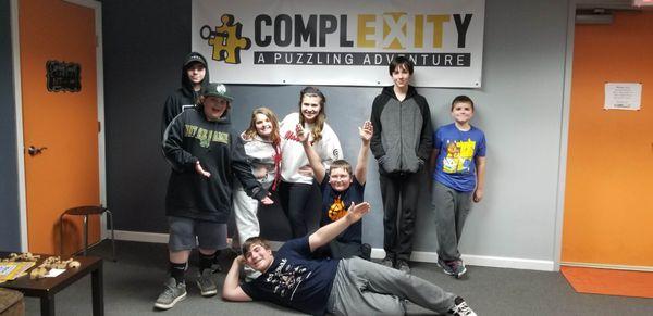 Birthday fun after solving the escape room!