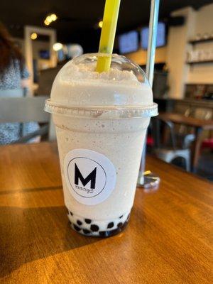 Horchata boba tea