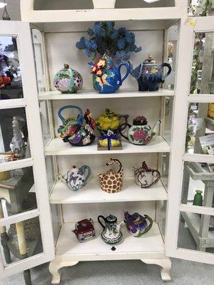 Teapots galore $30-$60