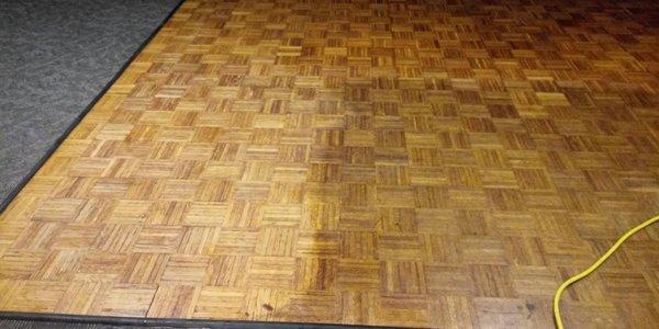 1964 Parquet Dance Floor never been refinished.