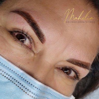 Ombré/powder brows excellent for all skin types