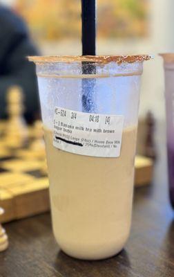 Banana milk tea