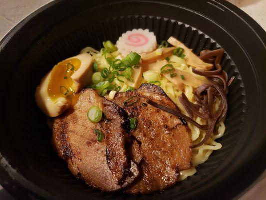 Tonkotsu ramen before broth