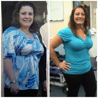 Gabby lost 65 pounds in 80 days!