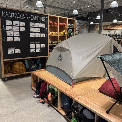 Camping equipment-tents