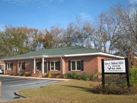 View of our office from Lester Road.  We are located behind Wells Fargo Bank and across the street from Big Lots.