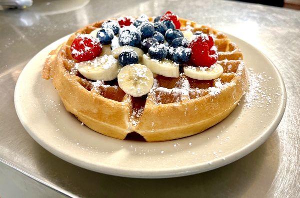 Fruit topping Waffle