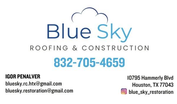 Blue Sky Roofing And Construction