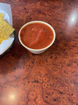 The house salsa is good